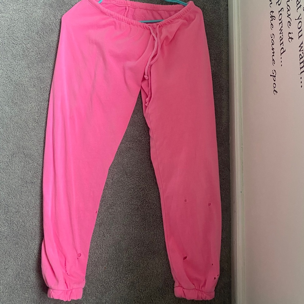 Chaser distressed sweats